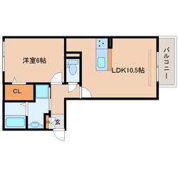 菖蒲池駅 徒歩12分 2階の物件間取画像